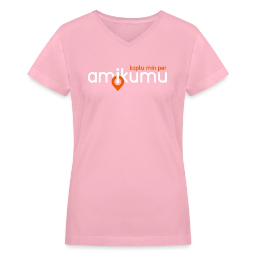 Kaptu min per Amikumu Blanka - Women's V-Neck T-Shirt