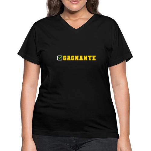Born Winner - Women's V-Neck T-Shirt