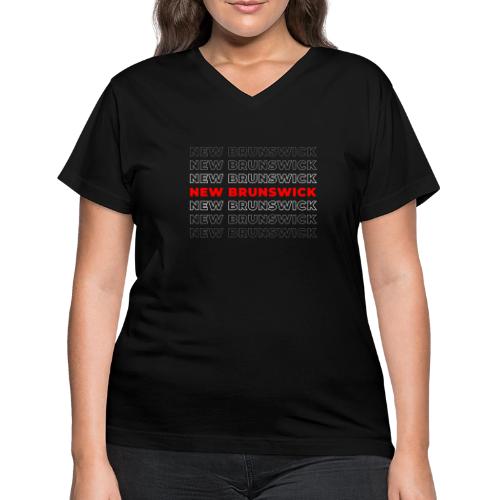 New Brunswick Style - Women's V-Neck T-Shirt