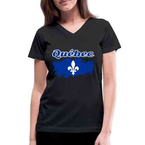 La fête nationale du Québec - Women's V-Neck T-Shirt