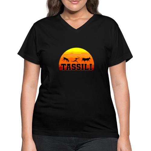 Algeria: Tassili Timeless - Women's V-Neck T-Shirt