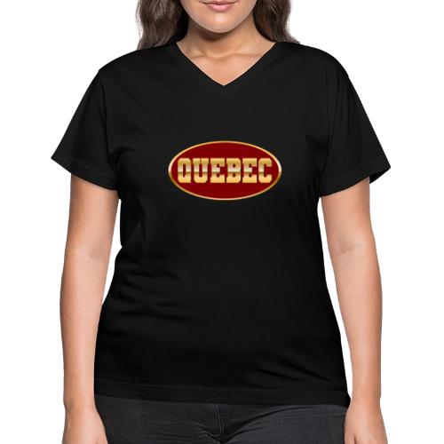 Quebec Gleams - Women's V-Neck T-Shirt