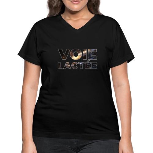 The Milky Way, our galaxy - Women's V-Neck T-Shirt