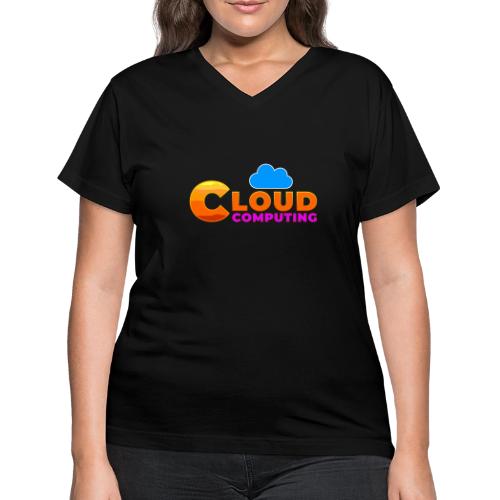 Cloud Computing - Women's V-Neck T-Shirt