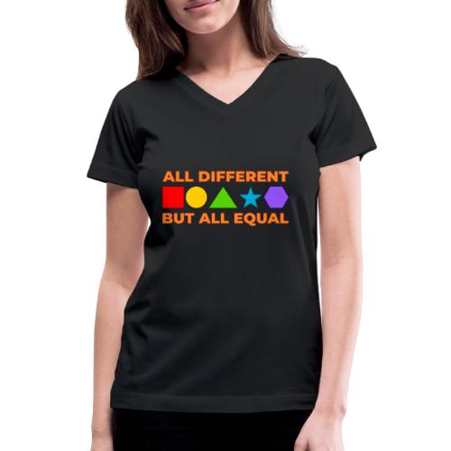 United in Diversity - Women's V-Neck T-Shirt