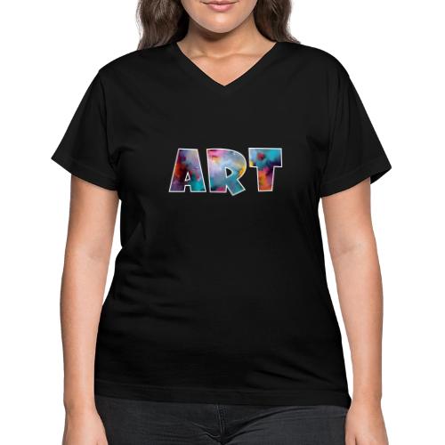Art in Color - Women's V-Neck T-Shirt