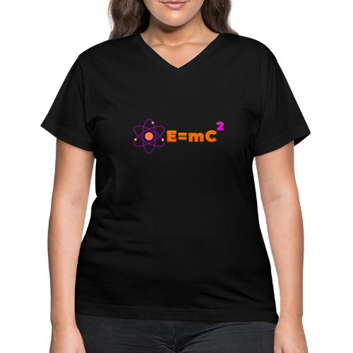 E = mc² - Women's V-Neck T-Shirt