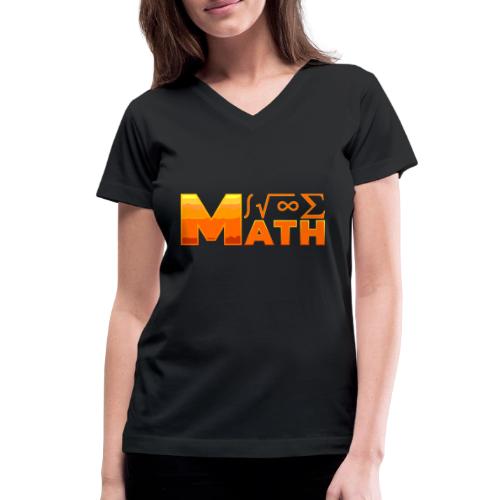 Math: The Language of Logic - Women's V-Neck T-Shirt
