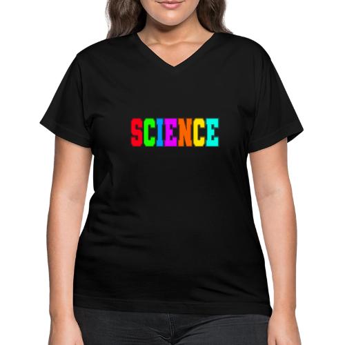 Spectrum of Science - Women's V-Neck T-Shirt