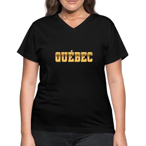 Québec - Women's V-Neck T-Shirt