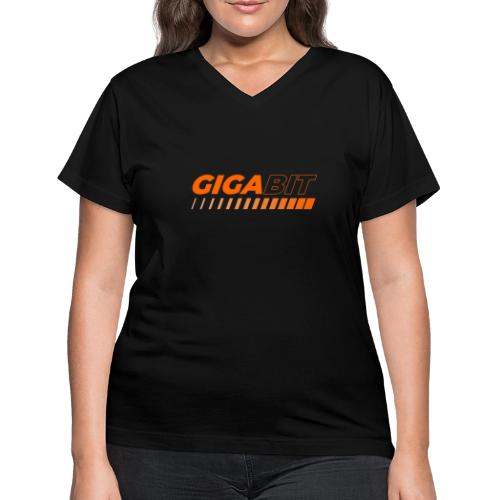 Gigabit: Speed Unleashed - Women's V-Neck T-Shirt
