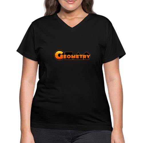 Geometry: Shape the World - Women's V-Neck T-Shirt