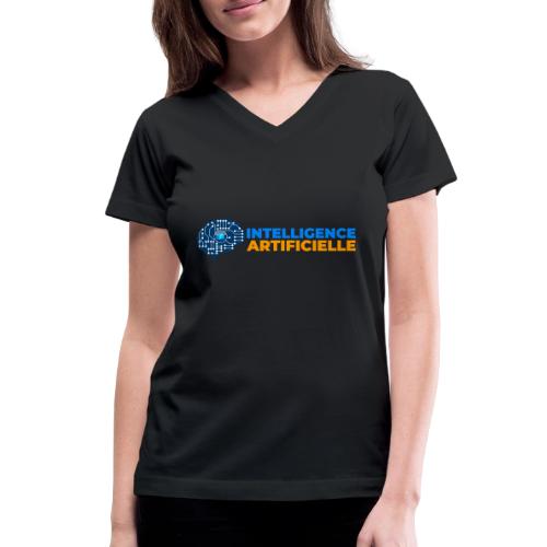 Artificial Intelligence: Machine Mind - Women's V-Neck T-Shirt