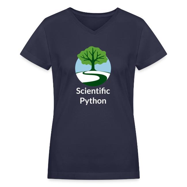 scientific python full color logo tee