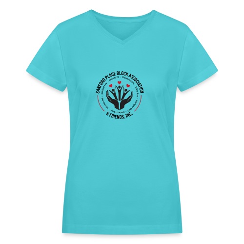 Sanford Place Block Association & Friends, Inc. - Women's V-Neck T-Shirt