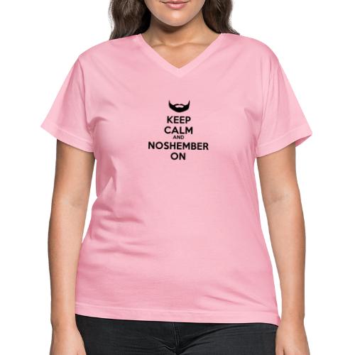 Noshember.com iPhone Case - Women's V-Neck T-Shirt