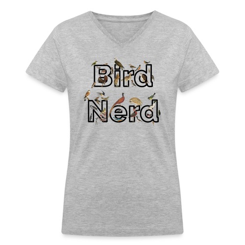 Bird Nerd T-Shirt - Women's V-Neck T-Shirt