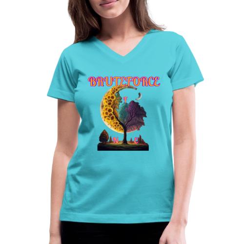 SUNFLOWERS EVE - Women's V-Neck T-Shirt