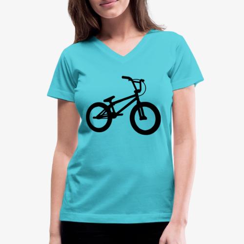 bmx bicycle - Women's V-Neck T-Shirt