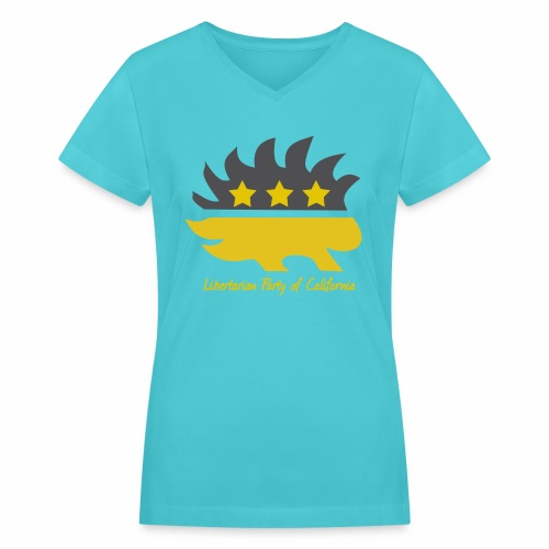 LPC Porcupine - Women's V-Neck T-Shirt