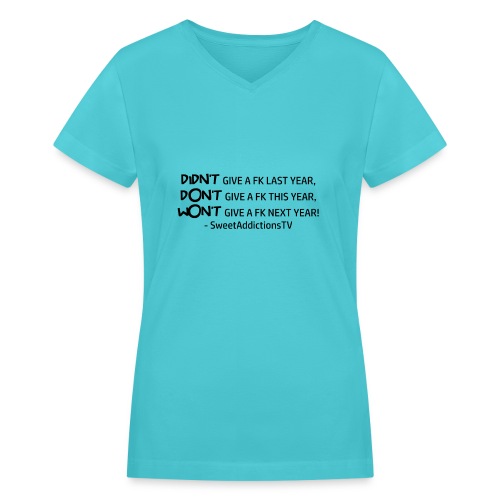 quote1copy png - Women's V-Neck T-Shirt