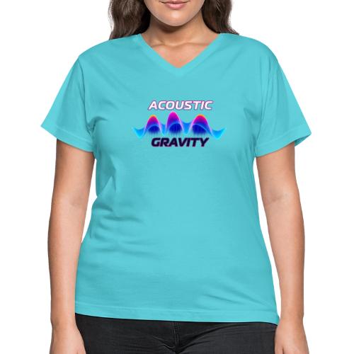 Acoustic Gravity Wave - Women's V-Neck T-Shirt