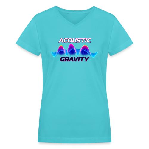 Acoustic Gravity Wave - Women's V-Neck T-Shirt