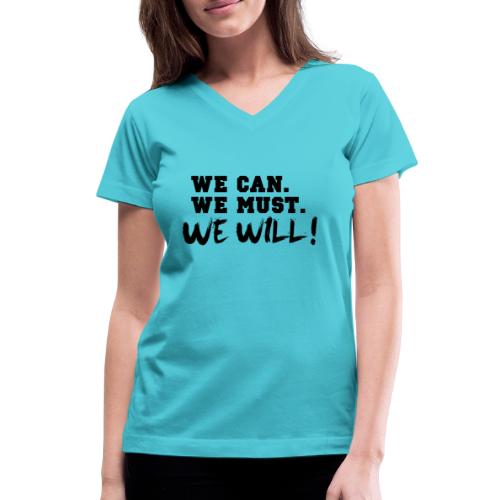 We Can Design - Women's V-Neck T-Shirt