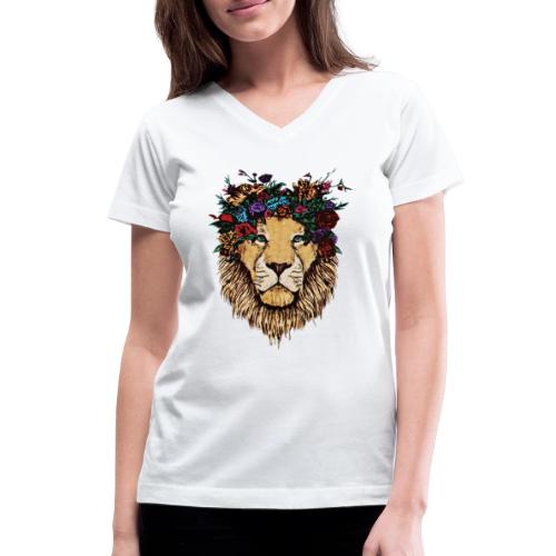 Crown of beauty - Women's V-Neck T-Shirt