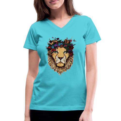 Crown of beauty - Women's V-Neck T-Shirt