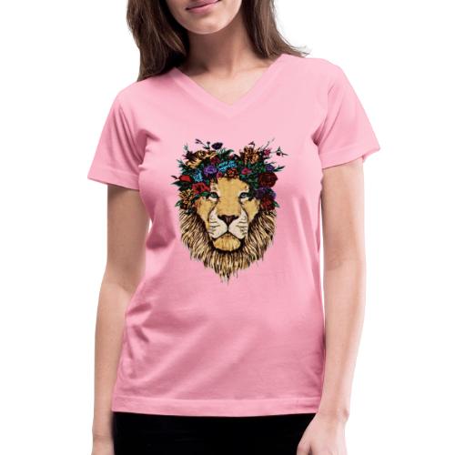 Crown of beauty - Women's V-Neck T-Shirt