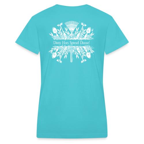 Dirty Hoe - Women's V-Neck T-Shirt