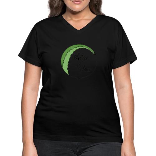 Aloe you, I love you - Women's V-Neck T-Shirt