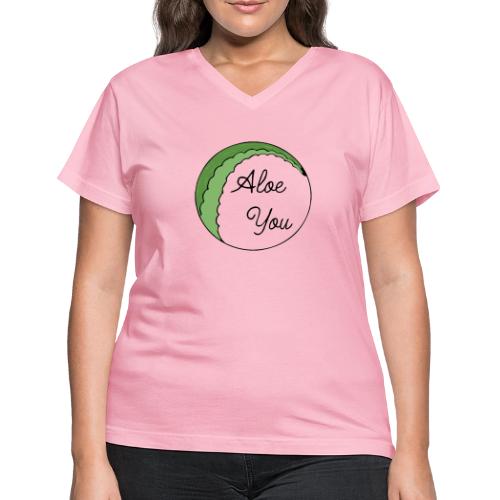 Aloe you, I love you - Women's V-Neck T-Shirt