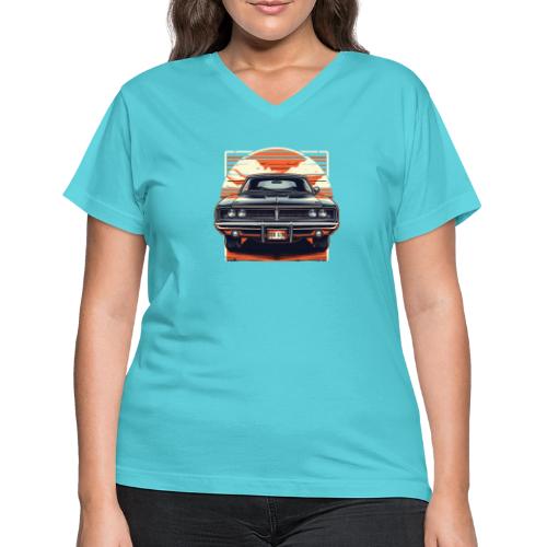 Chally - Women's V-Neck T-Shirt