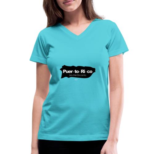 Puer.to.Ri.co - Women's V-Neck T-Shirt