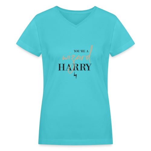Yer A Wizard Harry - Women's V-Neck T-Shirt