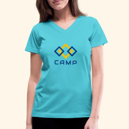 CAMP LOGO and products - Women's V-Neck T-Shirt