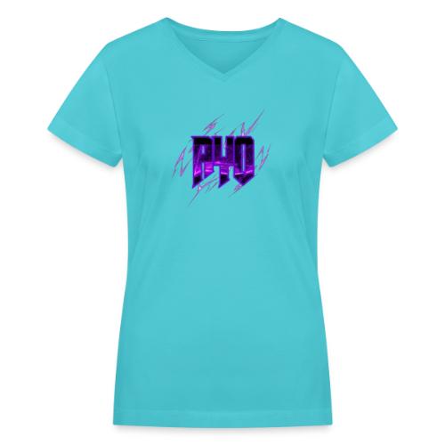 Ayo's Blue - Women's V-Neck T-Shirt