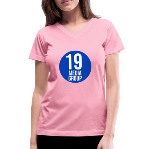 19 Media Group - Women's V-Neck T-Shirt