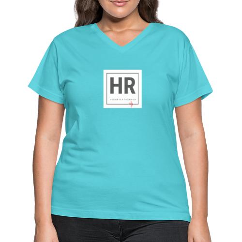 HR - HighRiskFashion Logo Shirt - Women's V-Neck T-Shirt