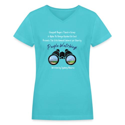 People Watching - Women's V-Neck T-Shirt