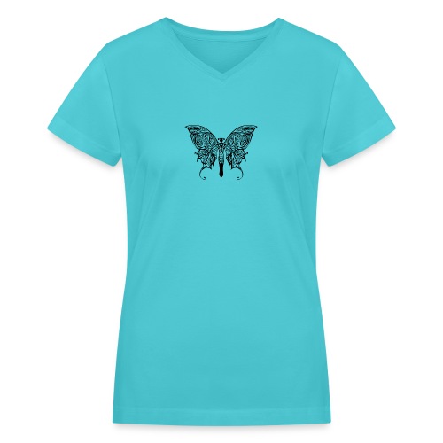 Butterfly png - Women's V-Neck T-Shirt