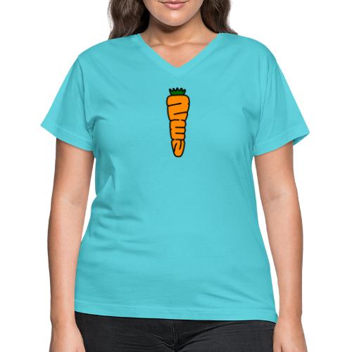 Zen Carrot - Women's V-Neck T-Shirt
