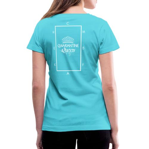 Quarantine Queen - Women's V-Neck T-Shirt