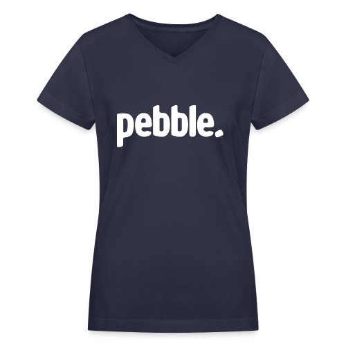 Pebble. V2 - Women's V-Neck T-Shirt
