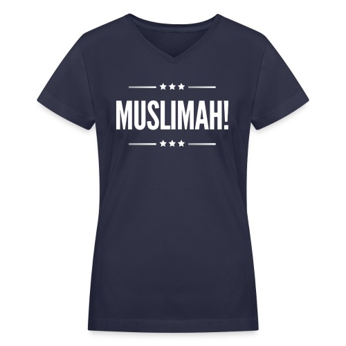 Muslimah WI 1445 - Women's V-Neck T-Shirt