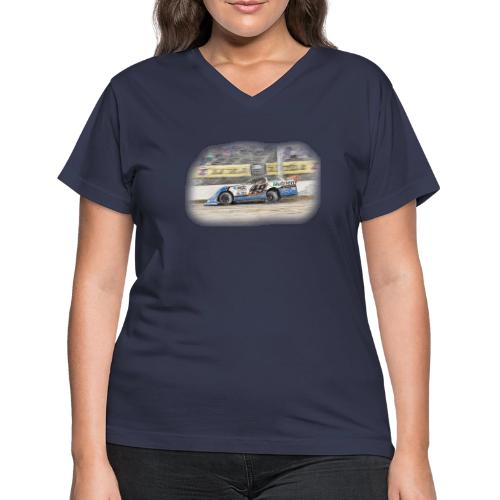Johnathan Davenport's #49 B - Women's V-Neck T-Shirt