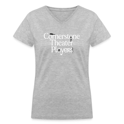 Cornerstone Theater Players (Light) - Women's V-Neck T-Shirt