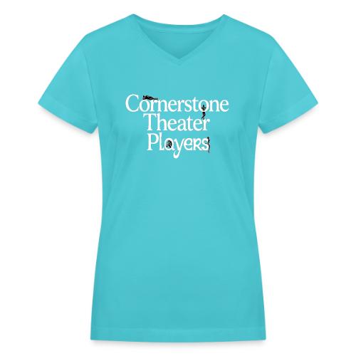 Cornerstone Theater Players (Light) - Women's V-Neck T-Shirt